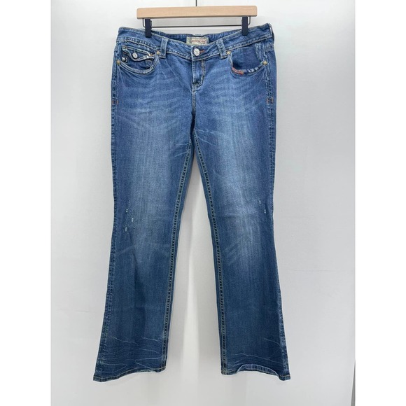MEK Denim Portland Mid Rise Bootcut Jeans - Picture 7 of 8